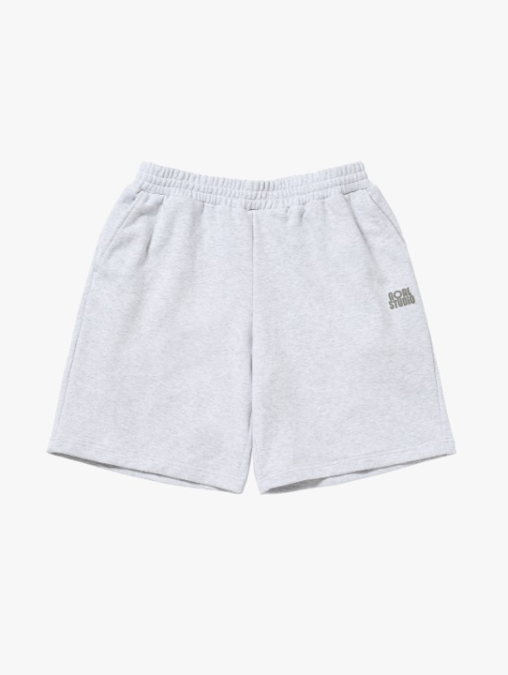 [PACE GOAL 10%] SWEAT JERSEY SHORTS-MELANGE GREY