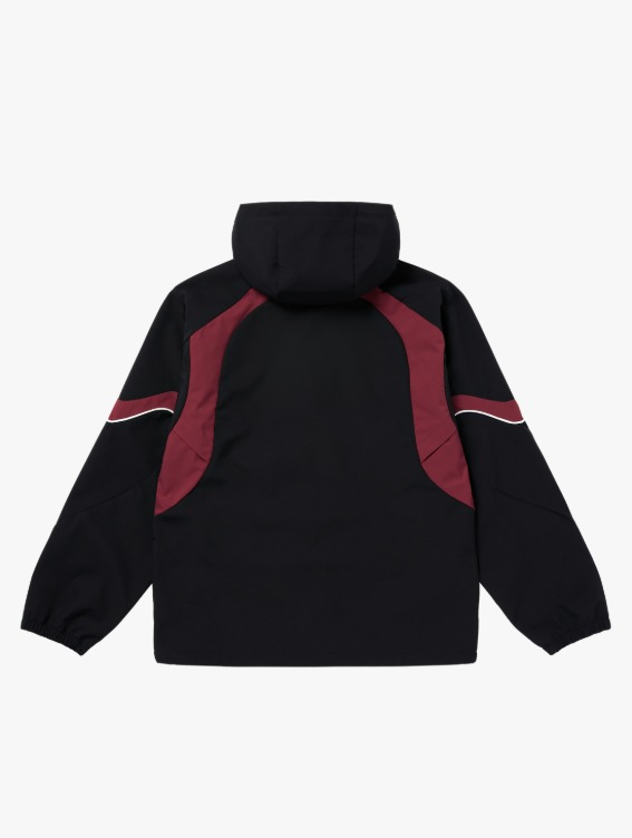 DHCFC 26 PIPING HOODED TRACK JACKET-BLACK