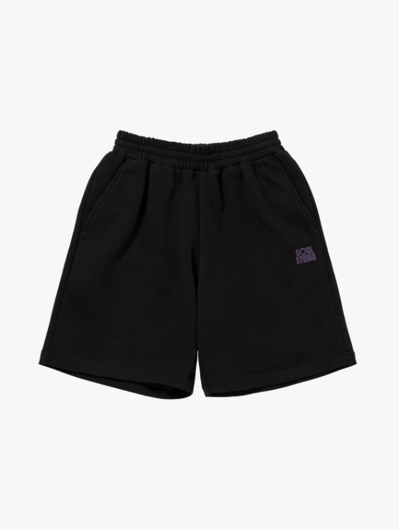 [PACE GOAL 10%] SWEAT JERSEY SHORTS-BLACK