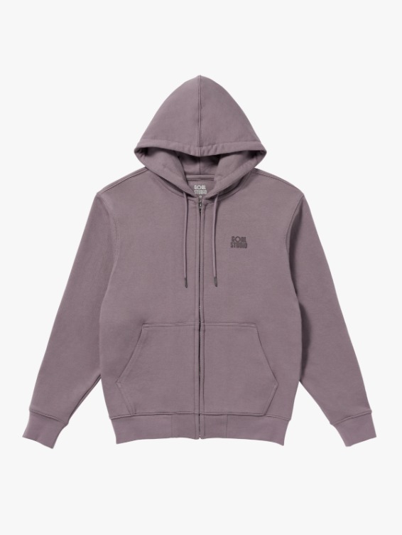 [PACE GOAL 10%] MAP LOGO HOOD ZIP-UP-BROWN