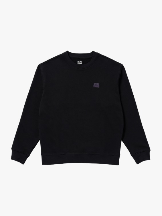 [SALE 10%] MAP LOGO CREWNECK-BLACK