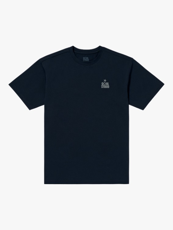 [ACTIVE SALE 20%] MAP LOGO AIRDRY TEE-NAVY