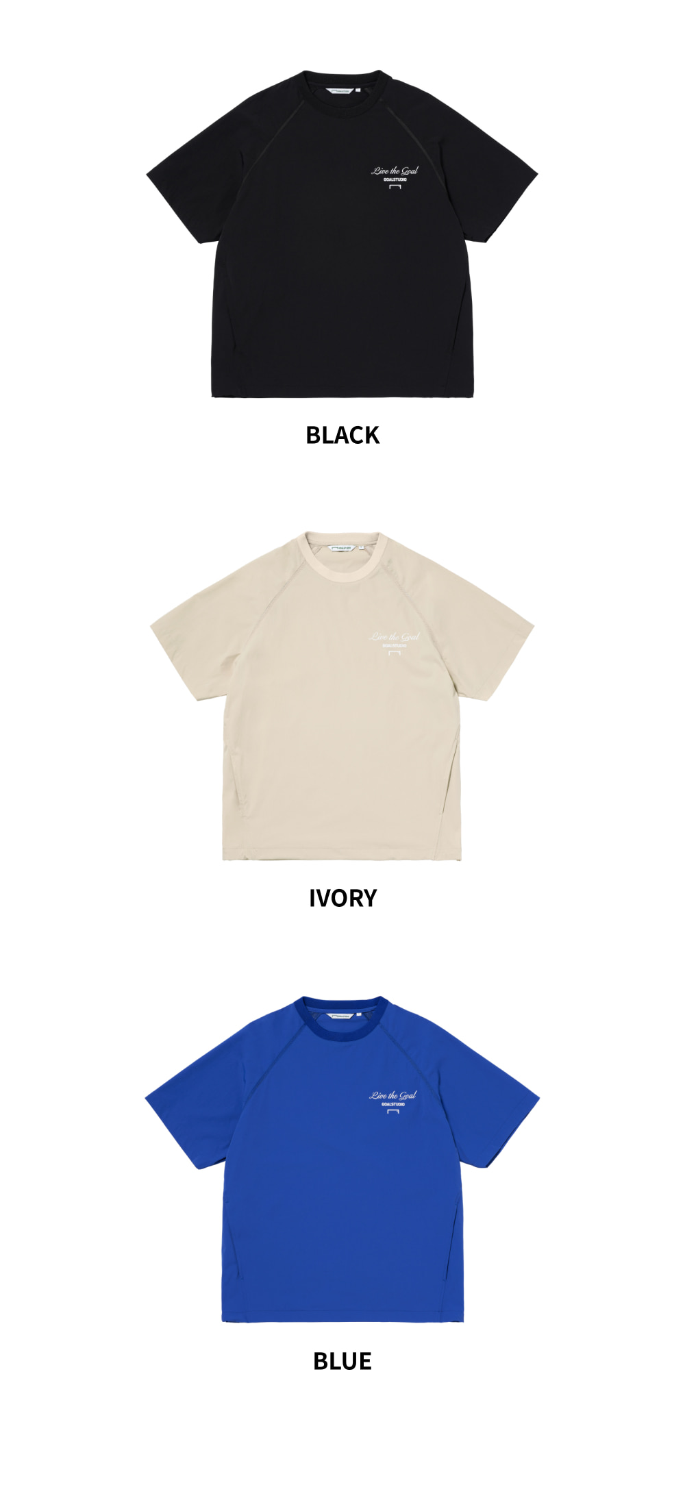 AIR THROUGH SHORT SLEEVE WIND PULLOVER-IVORY - GOALSTUDIO