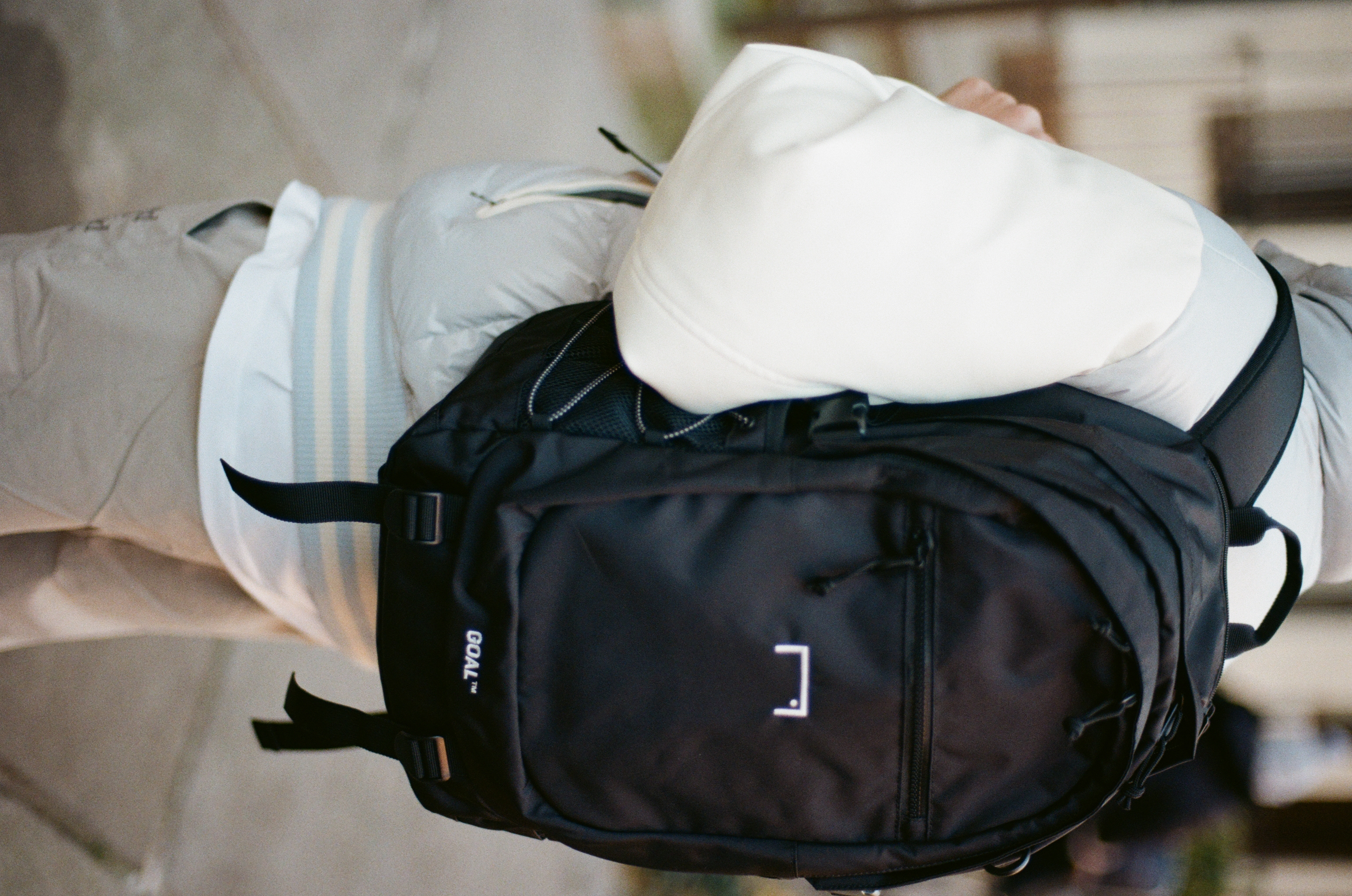 NYLON UTILITY BACKPACK-BLACK - GOALSTUDIO