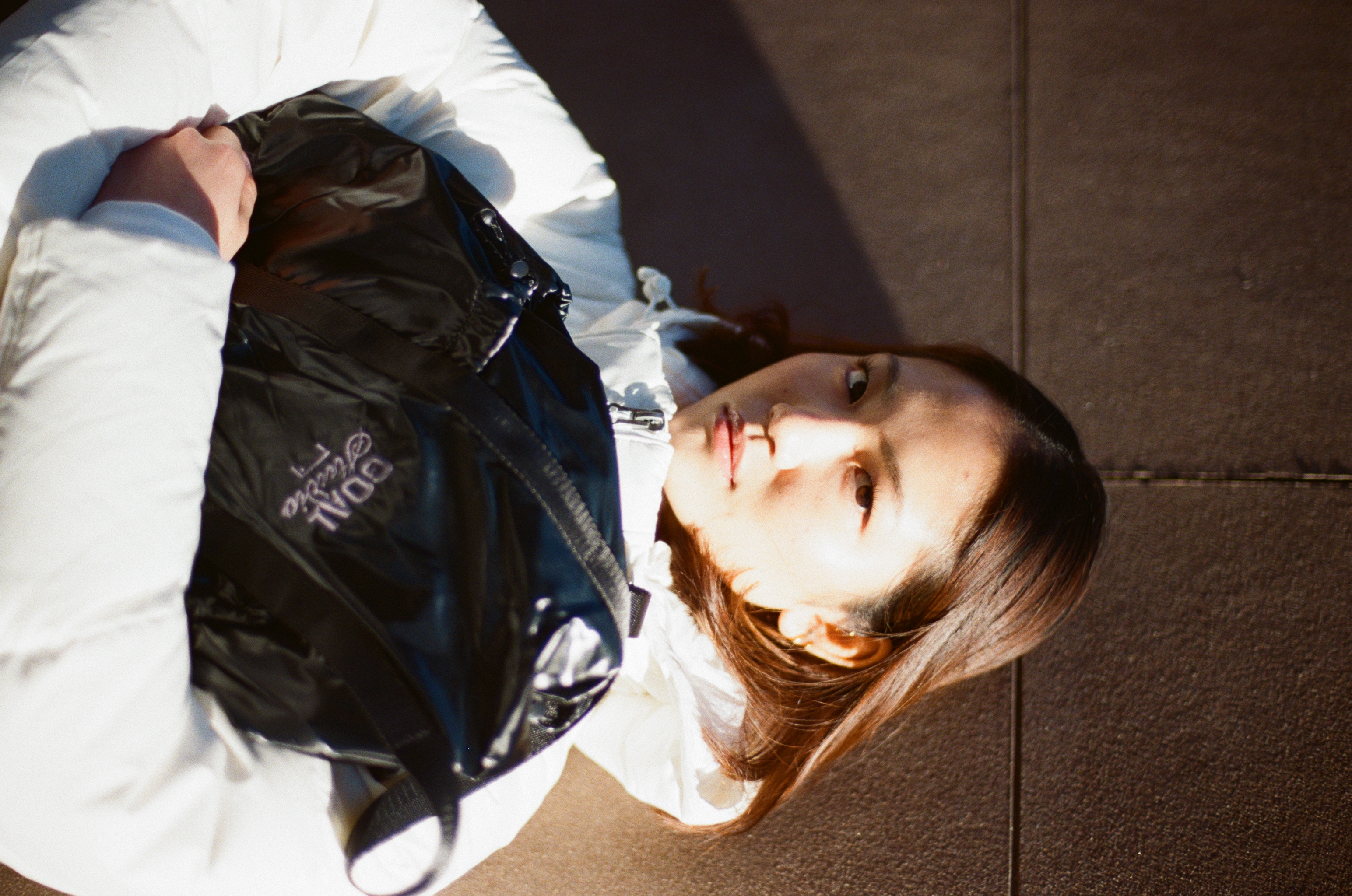 GLOSSY STRING BAG-BLACK - GOALSTUDIO