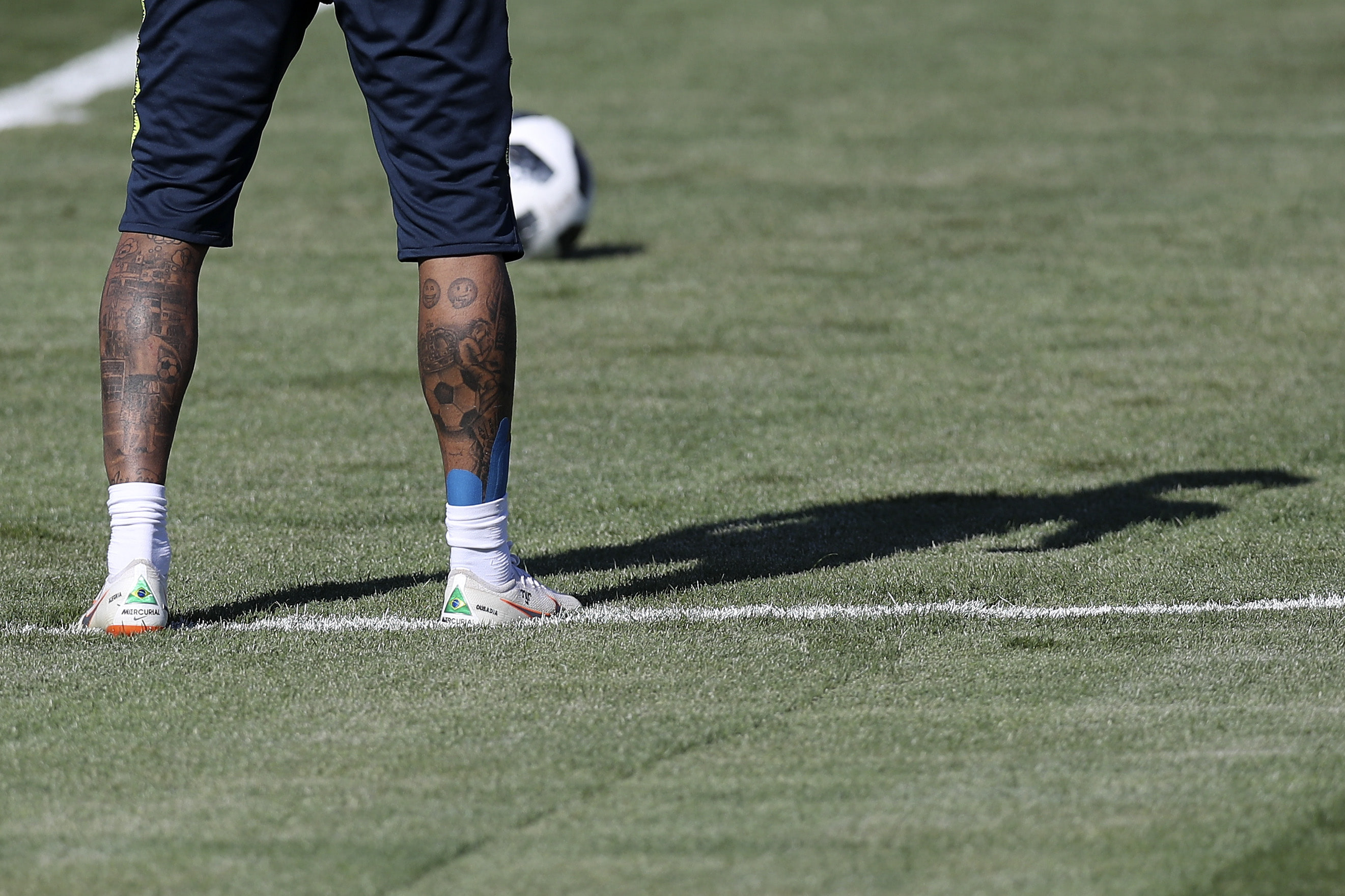 Kevin Mirallas Everton Leg Tattoo During Editorial Stock Photo - Stock  Image | Shutterstock Editorial