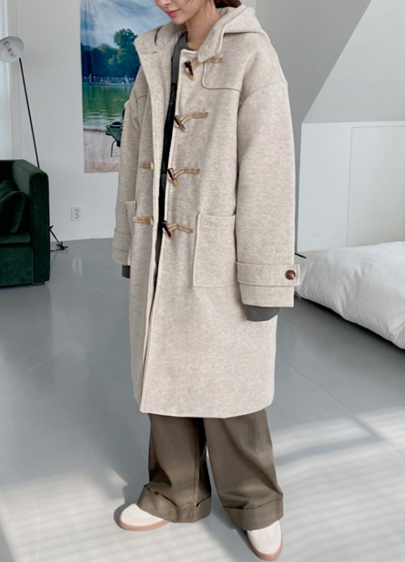 누빔더플코트-coat