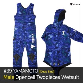 Double K Diving Wetsuit #39 YAMAMOTO Mens Open Cell Two Piece/DeepBlue