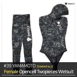 Double K Diving Wetsuit #39 YAMAMOTO Womens Open Cell Two Piece/Seabed2
