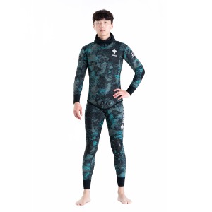 Double K Diving Wetsuit #39 YAMAMOTO Mens Open Cell Two Piece/Code Blue
