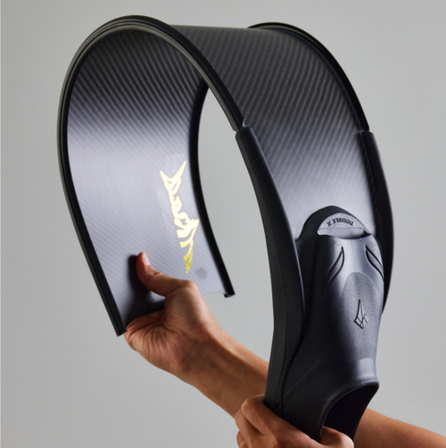 Double-K Black-Tip Carbon Long Fin + Corza Foot Pocket