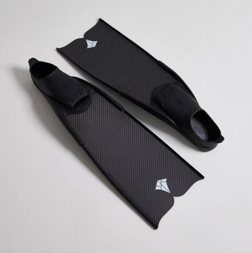 Double-K Black-Tip Carbon Short Fin + Corsa Foot Pocket