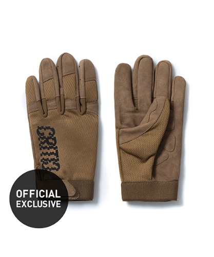 [EXCLUSIVE] NOISE LOGO TACTICAL GLOVE BROWN