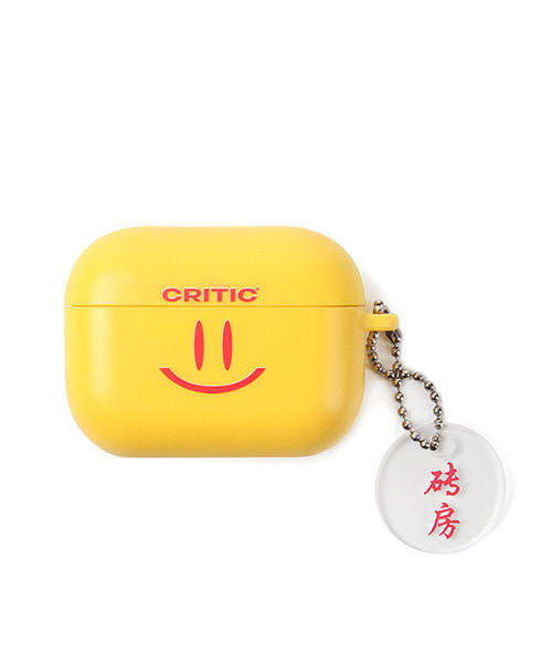 HAPPYFOOD X CRITIC SMILE AIRPODS PRO CASE YELLOW