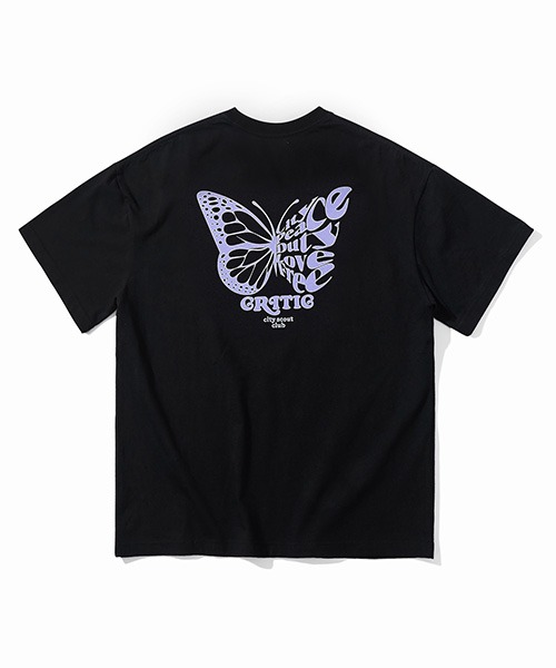 BUTTERFLY T-SHIRTS BLACK