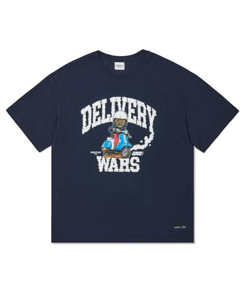 DELIVERY ARCH TIGER T-SHIRTS NAVY