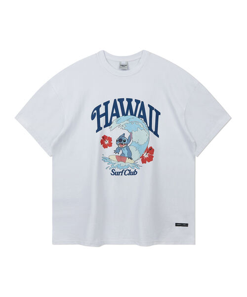 Stitch Wave T-Shirts White