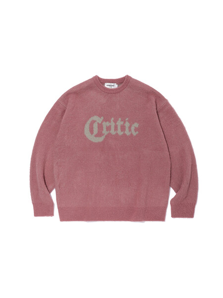GOTHIC HAIRY KNIT PINK