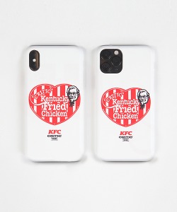 KFC X CRITIC HEART LOGO IPHONE CASE WHITE