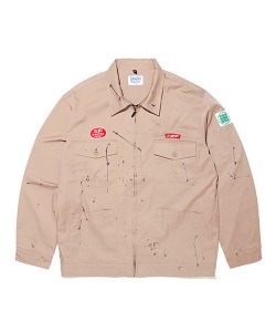 SHP X CRITIC PAINTING WORKER JACKET BROWN