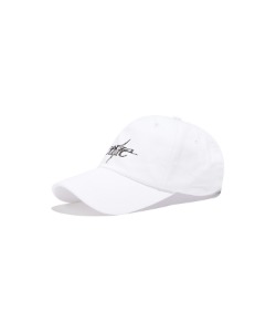 PIXEL LOGO BALL CAP WHITE