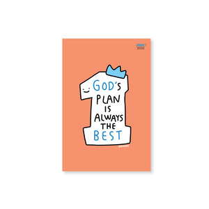 Postcard 01-God&#039;s Plan