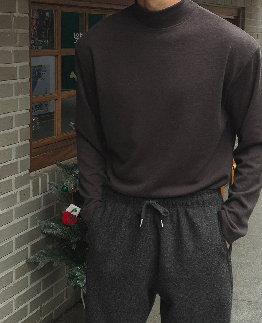 긴팔 티셔츠 모델 착용 이미지-S1L173