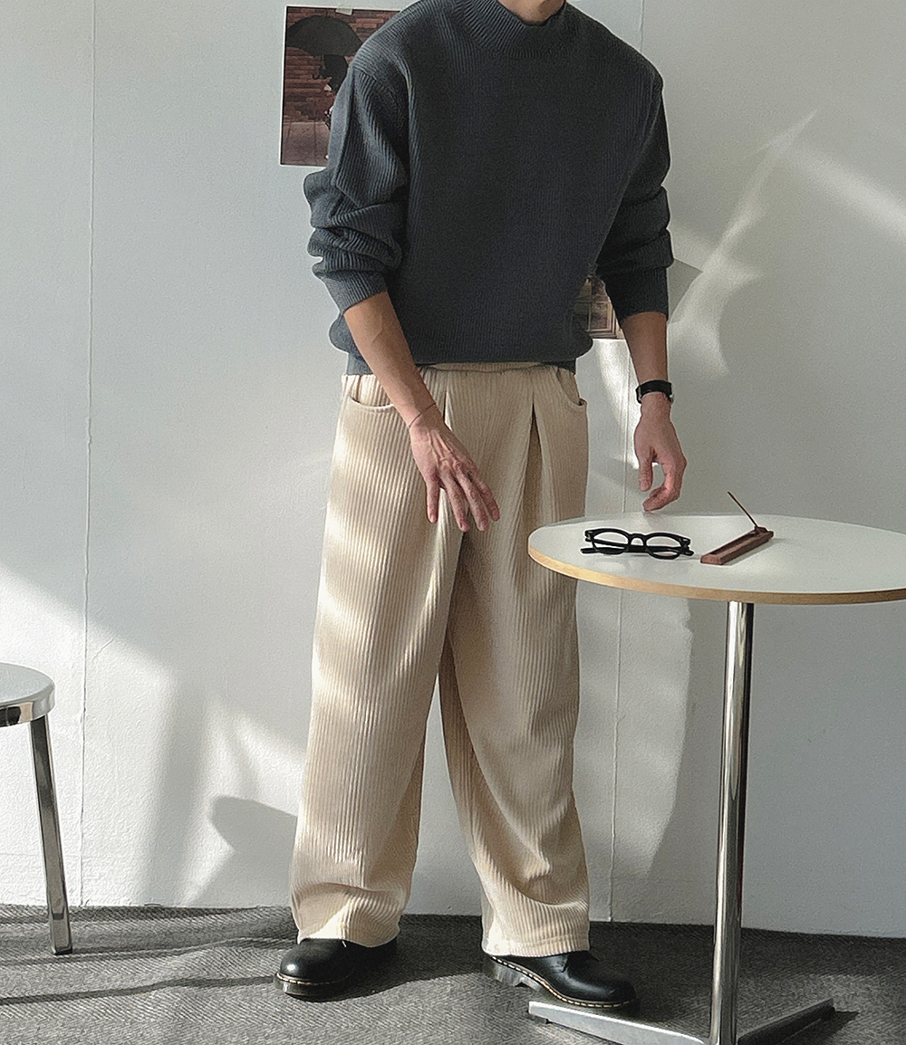 바지 모델 착용 이미지-S1L88