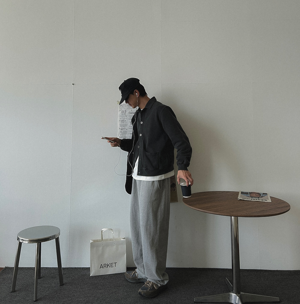 코트 모델 착용 이미지-S1L8