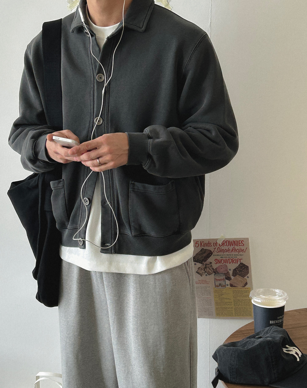 코트 모델 착용 이미지-S1L29