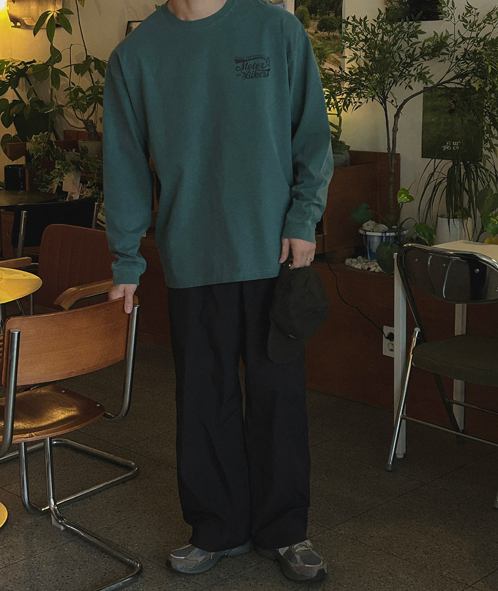 반팔 티셔츠 모델 착용 이미지-S1L16