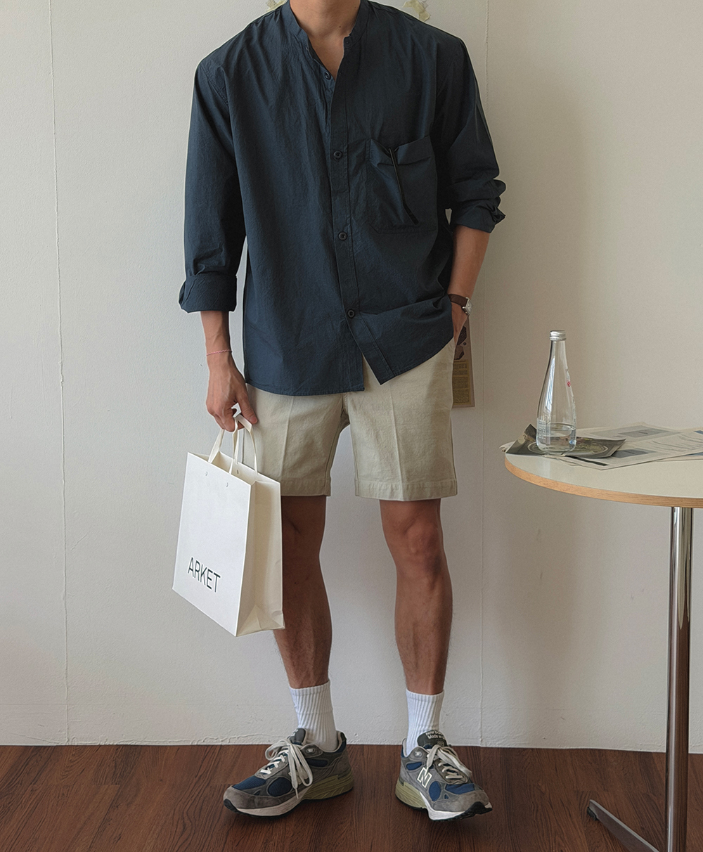 반바지 모델 착용 이미지-S1L59