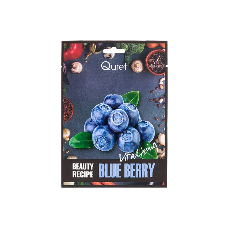 Quret Beauty Recipe Mask- BLUE BERRY [Vitalizing]