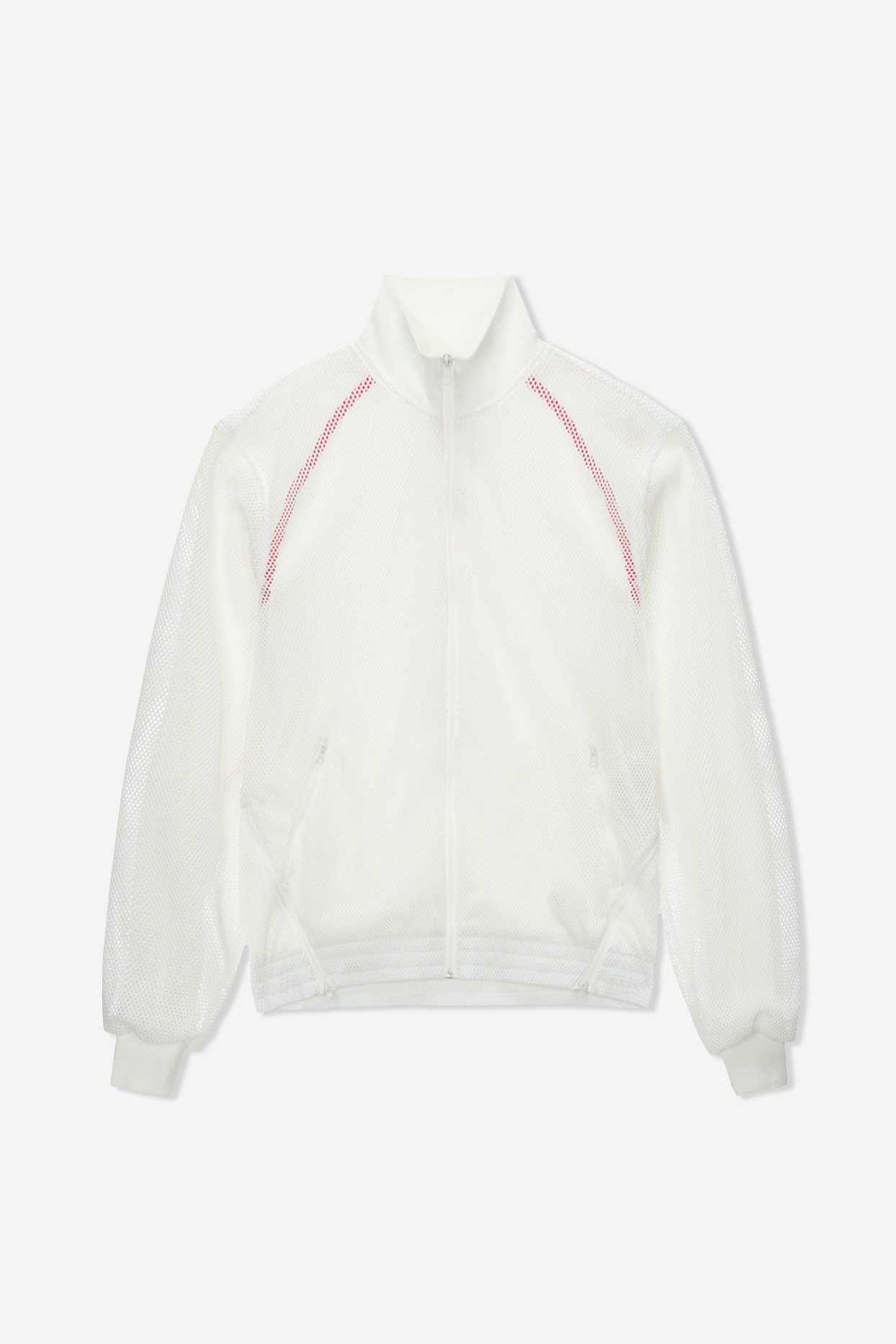 M MESH DOUBLE LAYER JACKET OFF WHITE