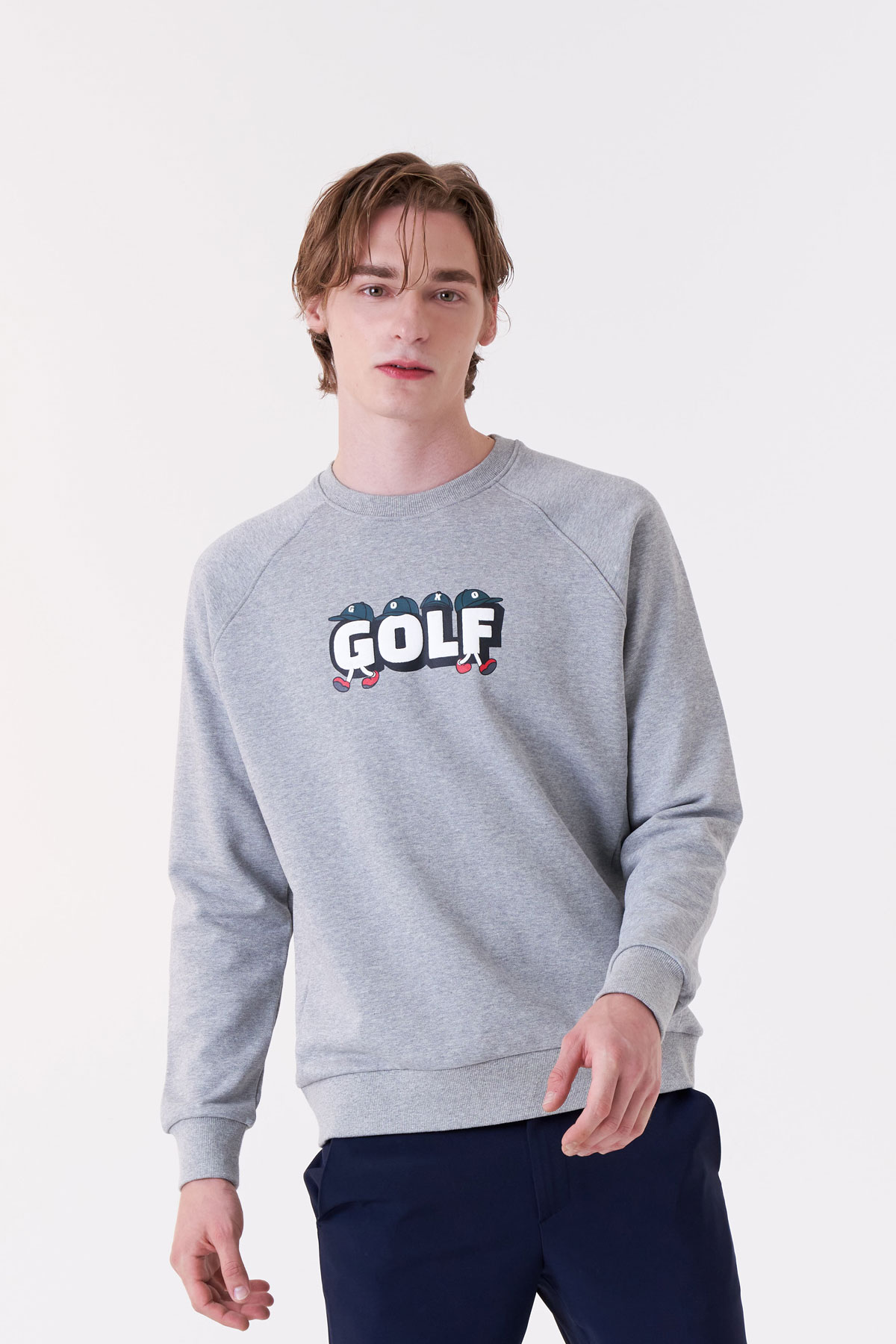 골프리즘 스웨트 셔츠 그레이