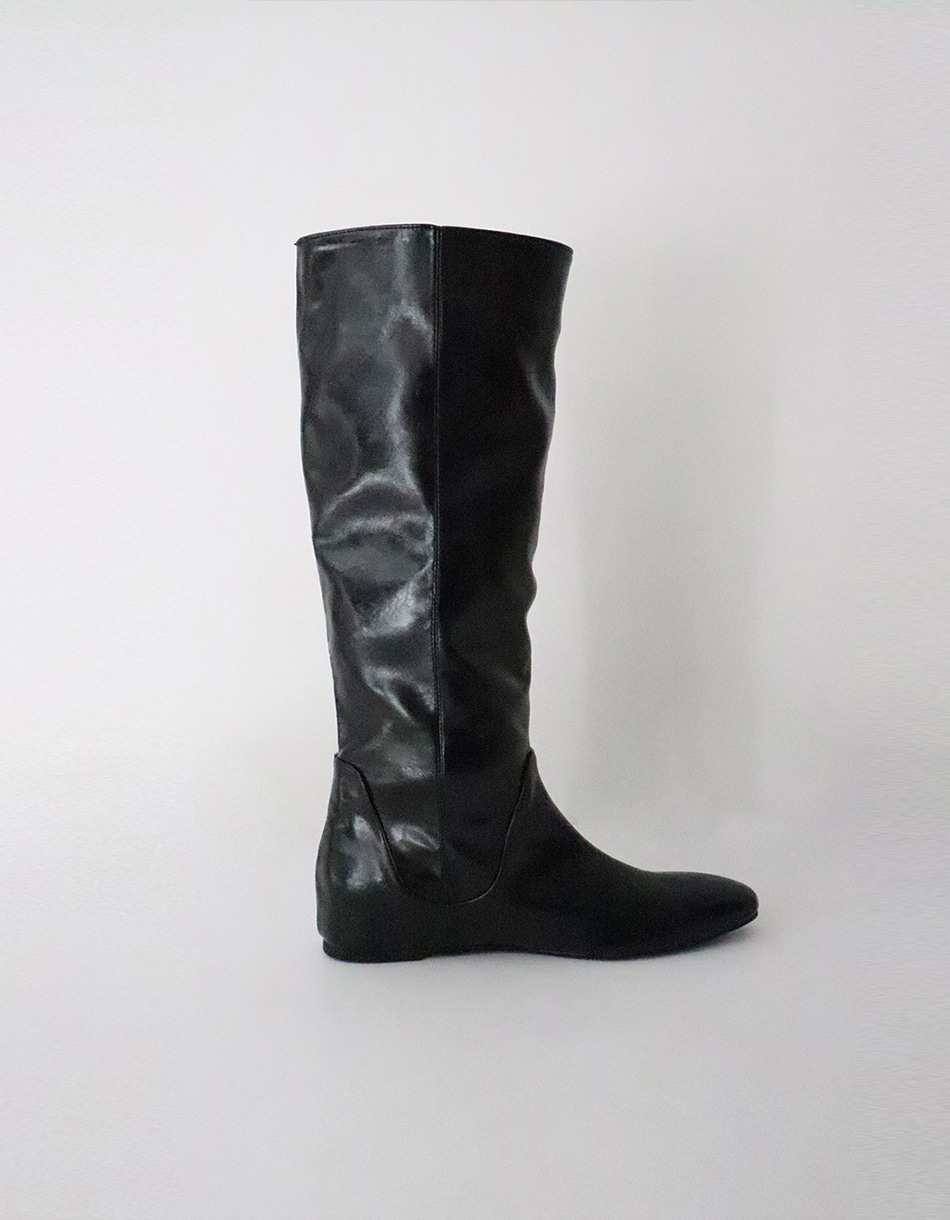 그랩(GRAB)-shirring long boots