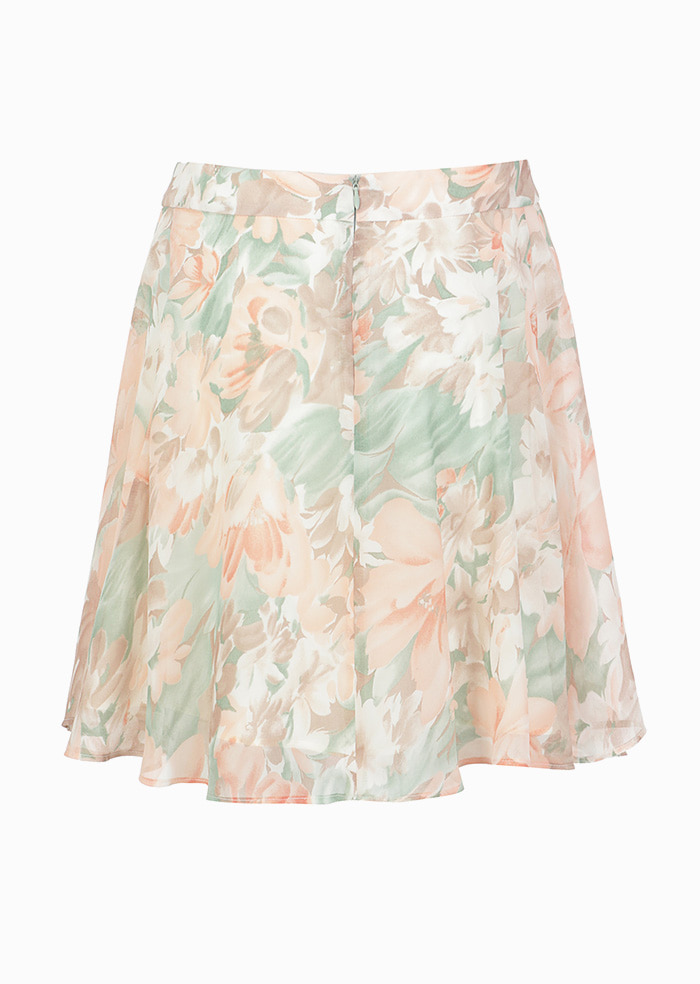 Vielra Short Skirt (Beige)