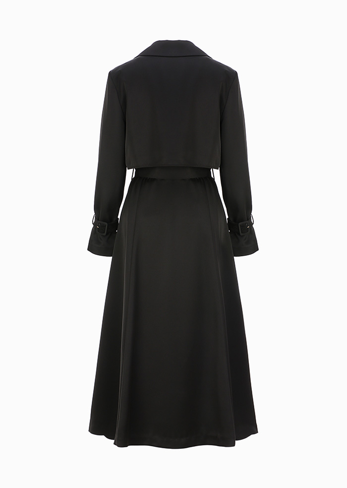 Celina Trench Coat (Black)