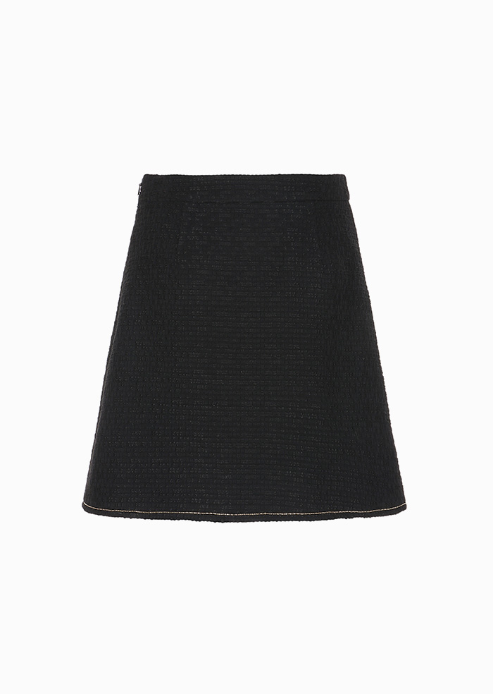 Irene Tweed Skirt (Black)
