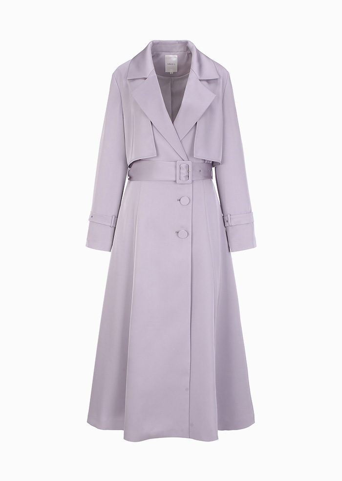Celina Trench Coat (Purple)