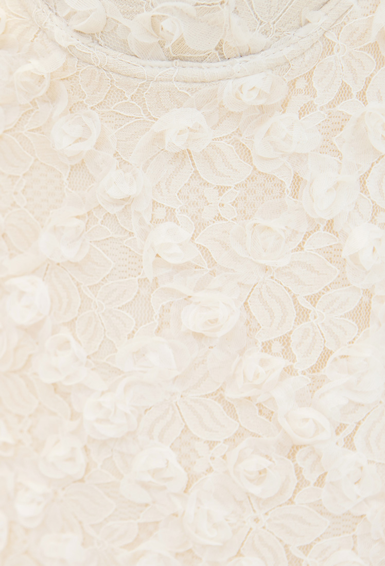 Flora Lace Monokini (Cream)