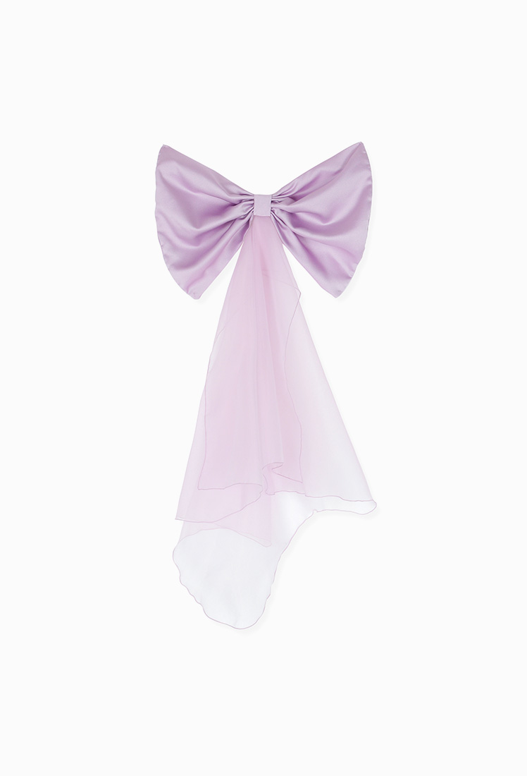 Giselle Wide Ribbon Bow Pin (3 Color)