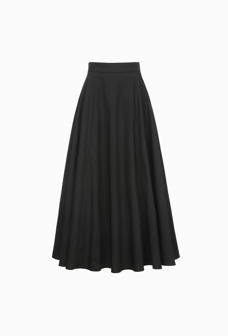 Rosa Cotton Skirt (Black)
