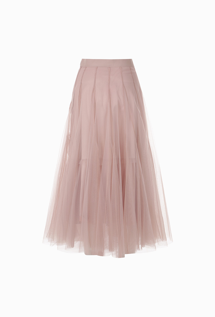 Etoile Banding Sha Skirt (Pink)