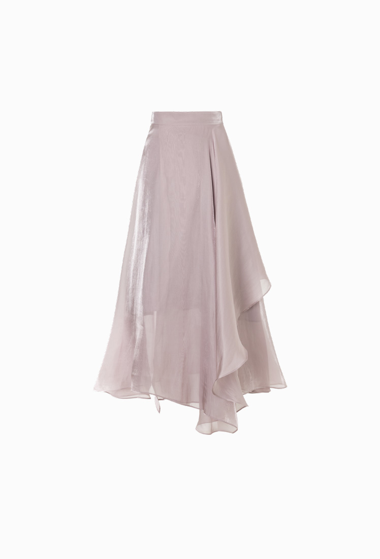 Daisy Unbalance Skirt (Purple)