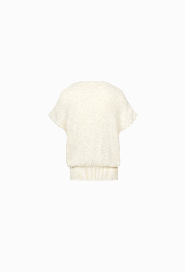 Poppy Knit Vest (Ivory)