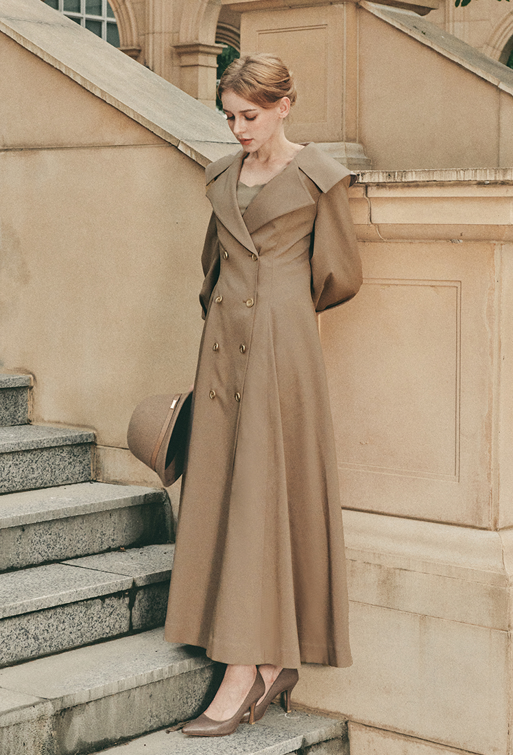 Camilla Trench Coat (Brown)