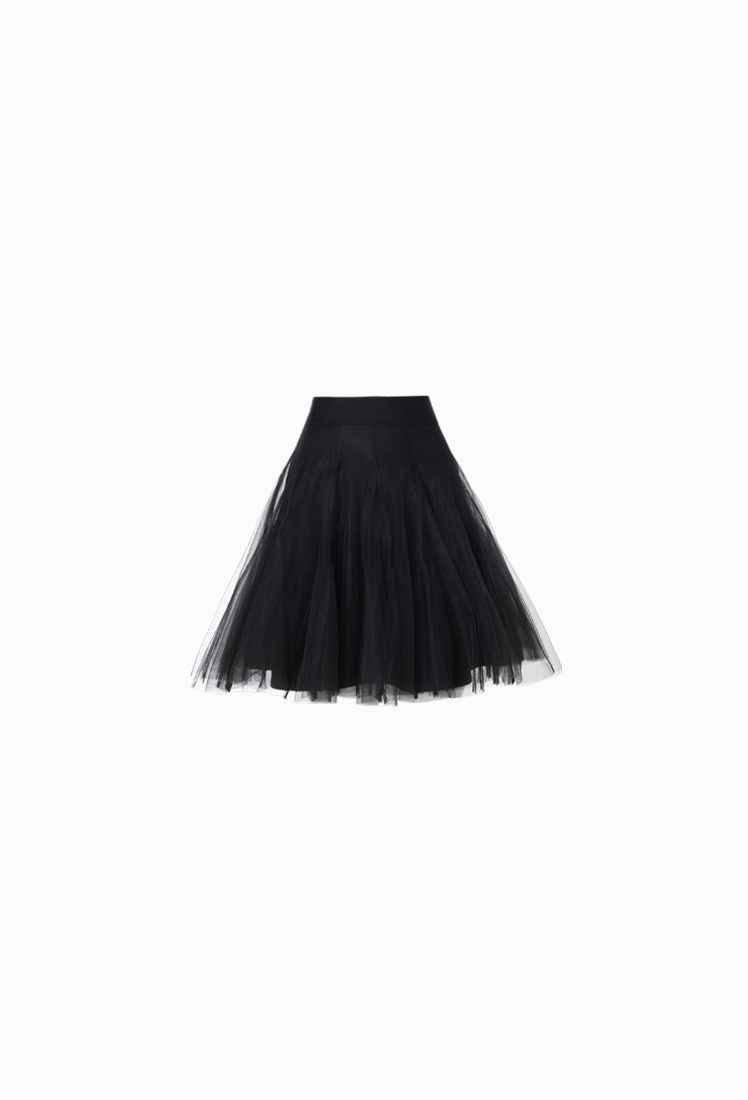 Etoile Banding Sha Mini Skirt (Black)