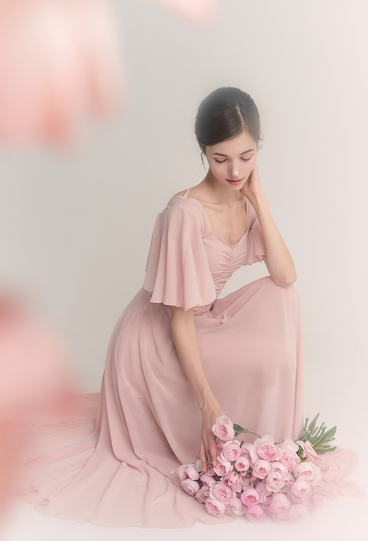 ★GRACE U★韓国高級ブランド★Bell One-piece Pink Bell One-piece (Pink) - GRACE U