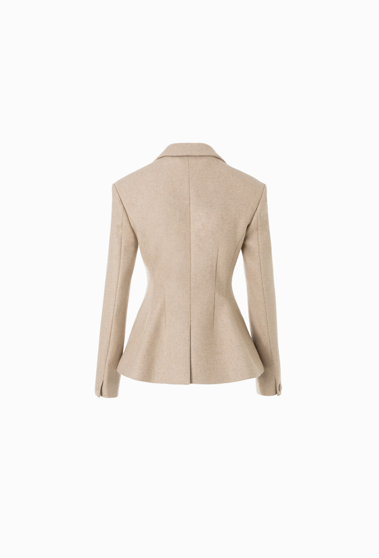 ★GRACE U★2024FW★Adia Wool Jacket Beige Adia Wool Jacket (Beige) - GRACE U